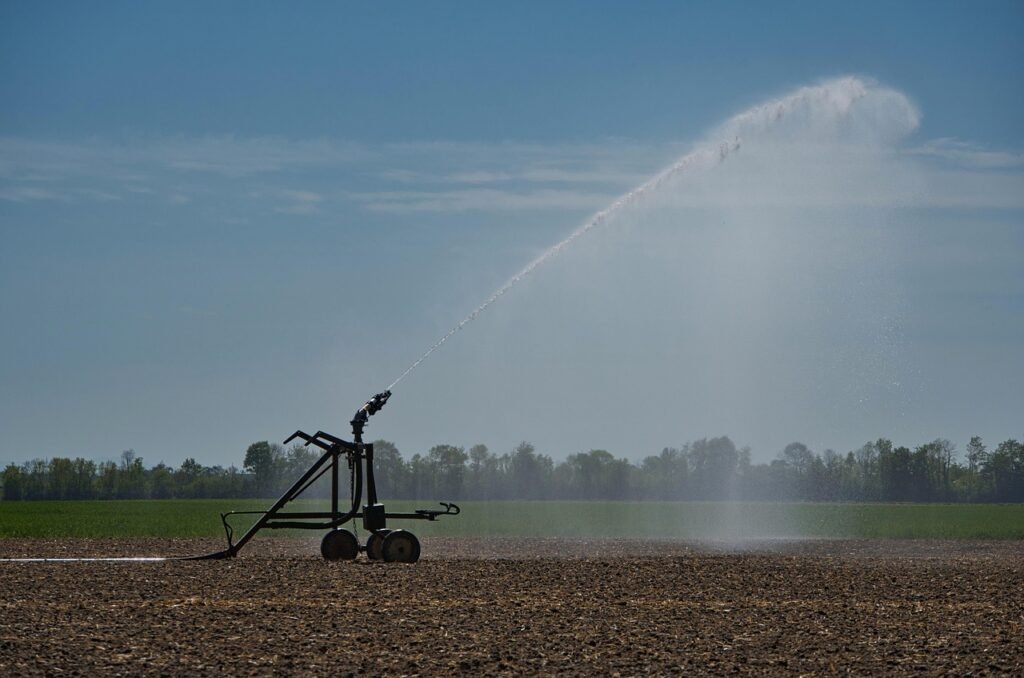 irrigation, agriculture, water, field, sprinkler, spring, nature, heaven, clouds, water jet, irrigation system, sprinkler system, no rain, dry, drought, dryness, sunny, warm, wet, weather, fields, agricultural economics, irrigation, irrigation, irrigation, irrigation, irrigation, irrigation system, drought
